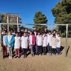 Funcionarios educativos visitaron instituciones de Anchorena 
